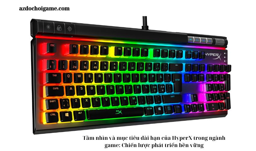 Tầm nhìn và mục tiêu dài hạn của HyperX trong ngành game: Chiến lược phát triển bền vững